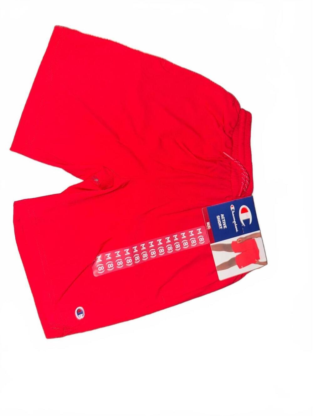 Champion Men's Active Shorts Medium Red